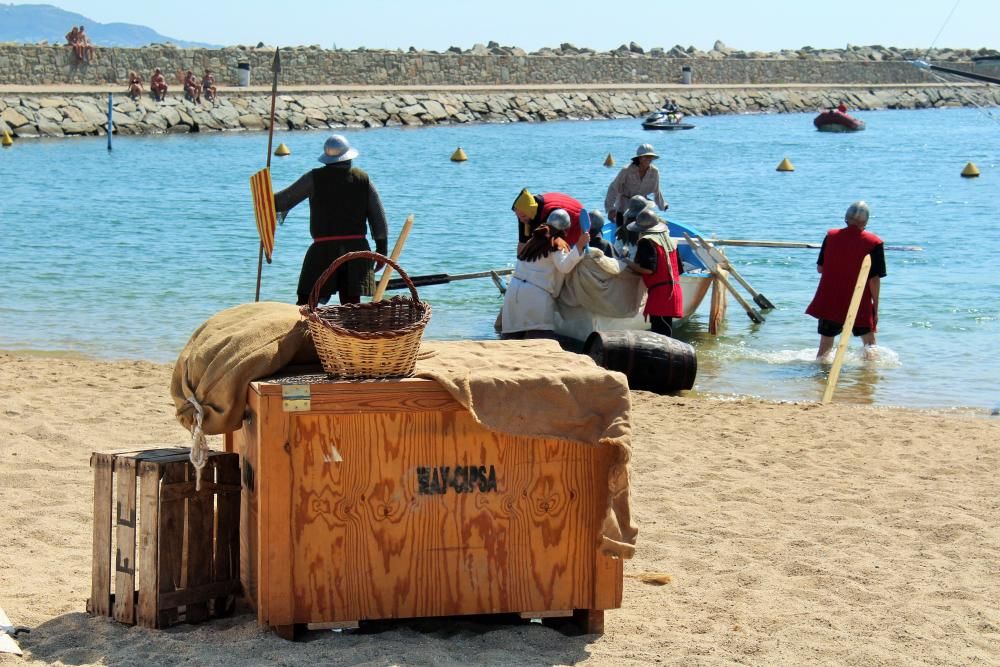 Els soldats del rei Jaume II assalten Empuriabrava