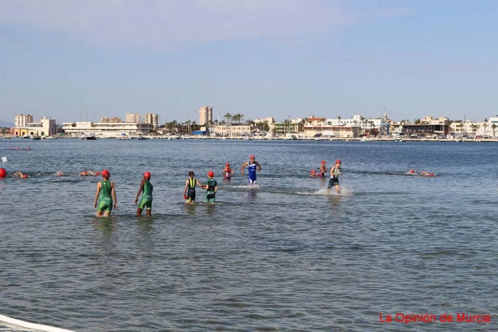 Final de triatlón de Deporte en Edad Escolar