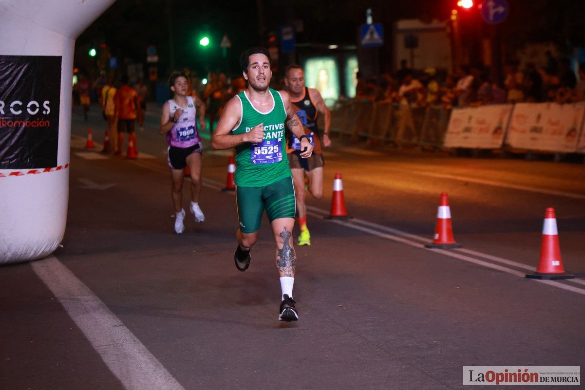 Las mejores imágenes de la carrera nocturna de Murcia