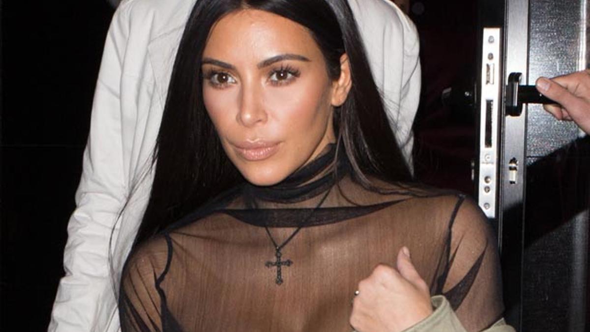 Captan en vídeo a los ladrones de Kim Kardashian