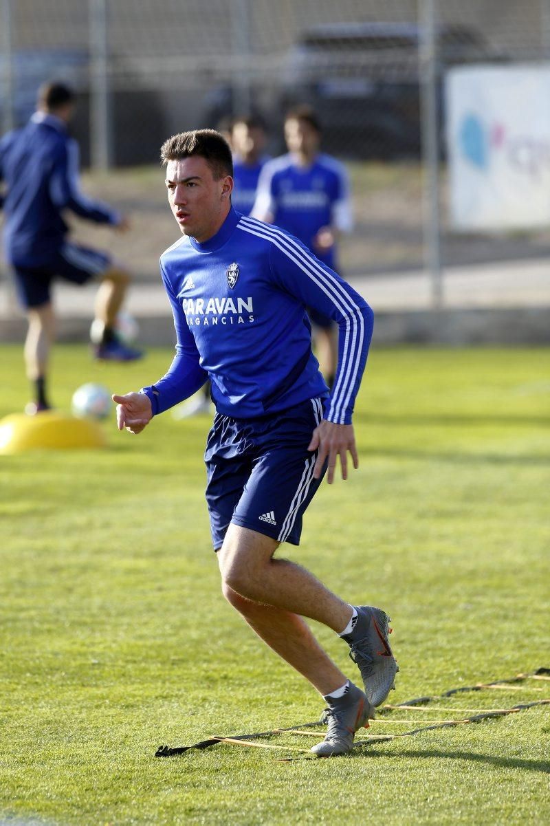 Entrenamiento del Real Zaragoza, 25 de febrero