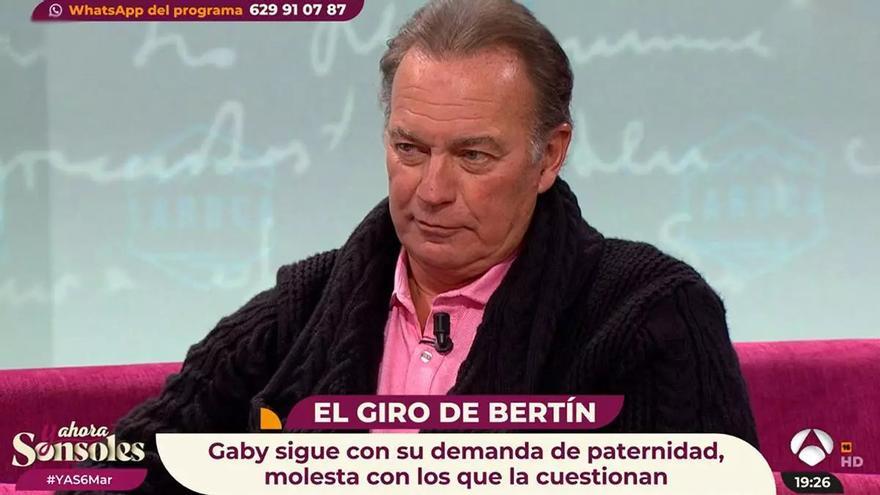 Bertín Osborne recibe una declaración de amor tras el nacimiento de su hijo: &quot;He estado con él hace poco, le adoro&quot;