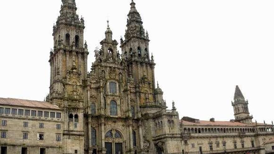 Fachada del Obradoiro de la catedral de Santiago. / pablo verdes