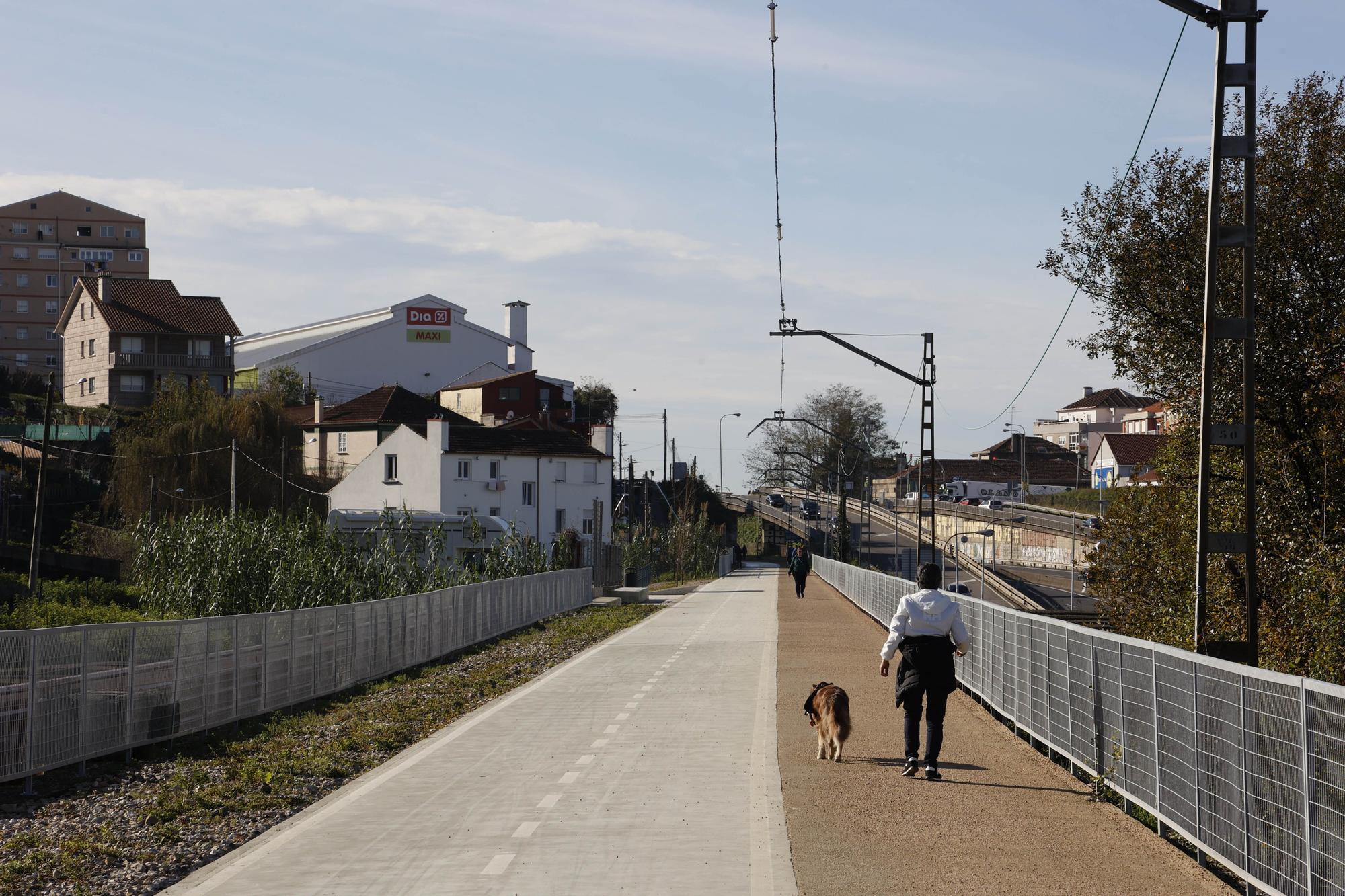 Así es el trazado completo de la Vía Verde hasta Chapela