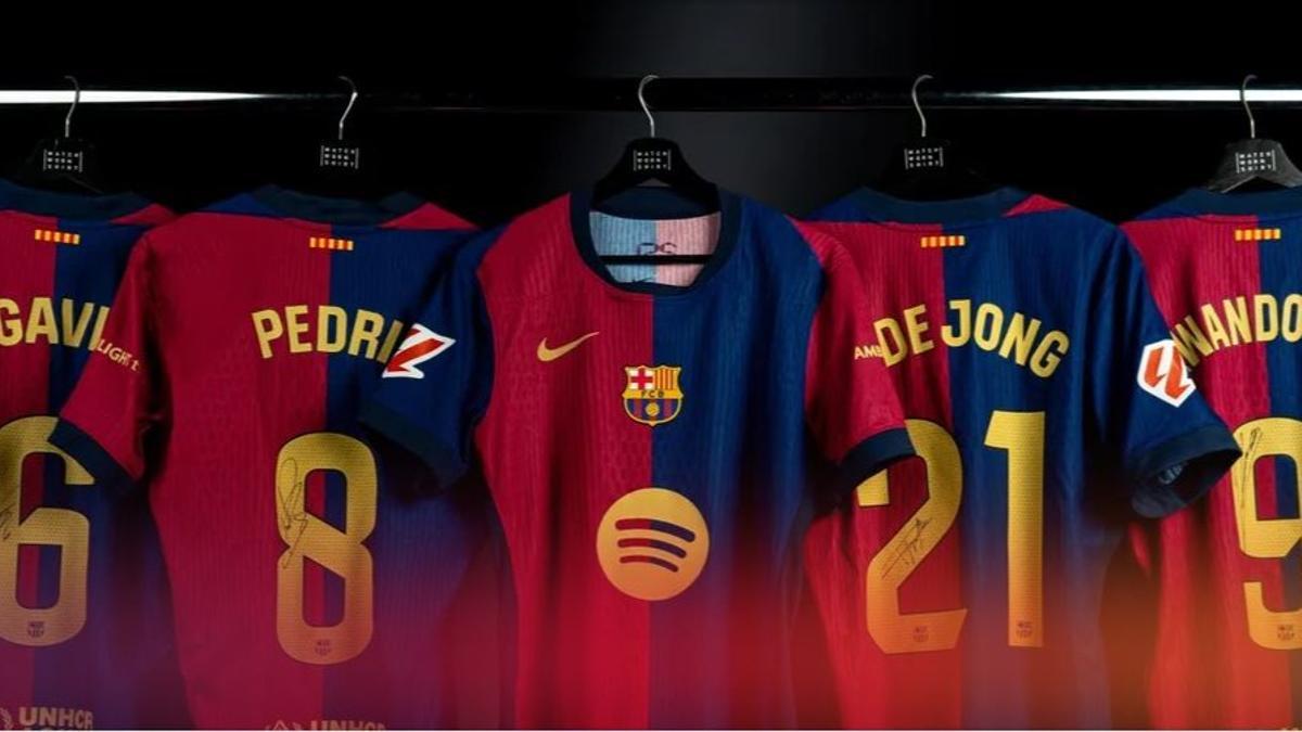 El Barça subastará las camisetas del derbi para recaudar fondos para afectados de la dana