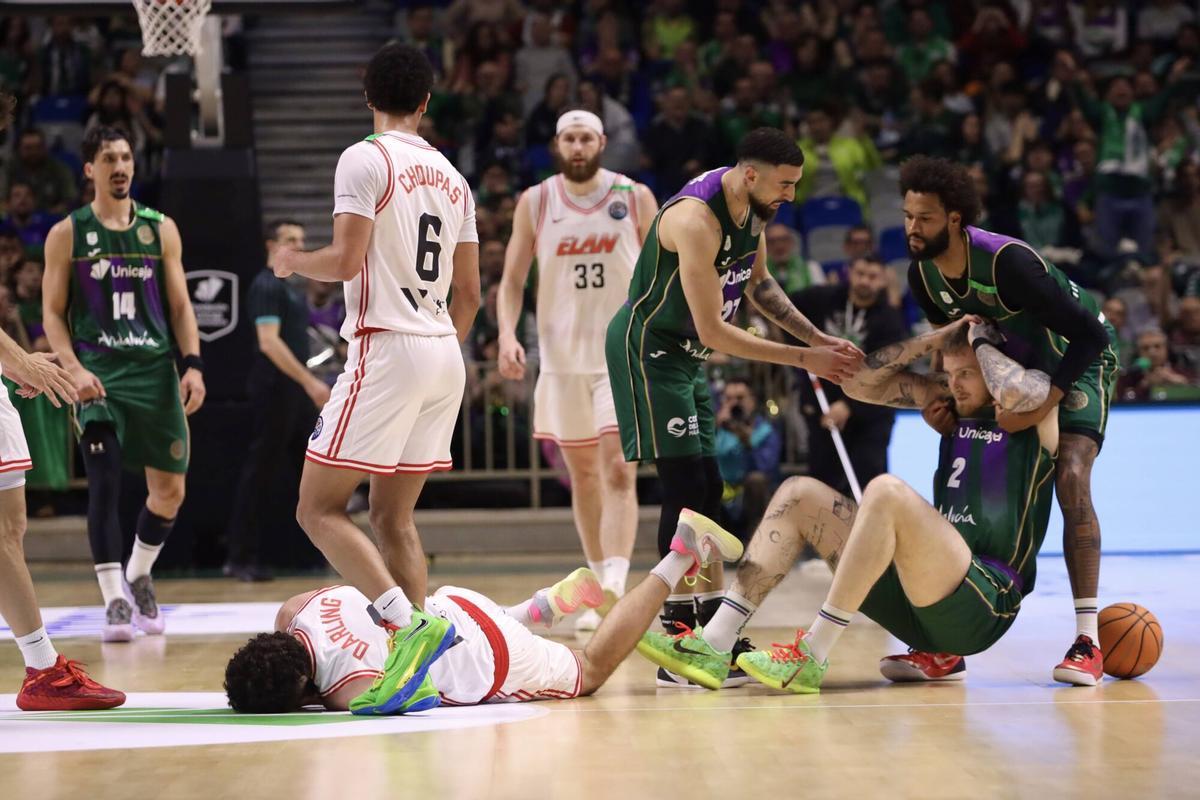 BCL | Imágenes del partido entre el Unicaja y el Elan Chalon