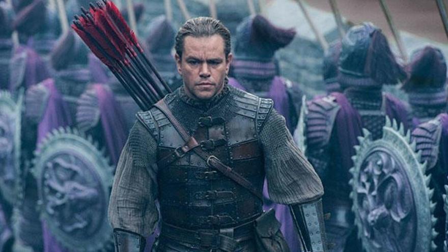 Matt Damon protagoniza el nuevo tráiler de La gran muralla