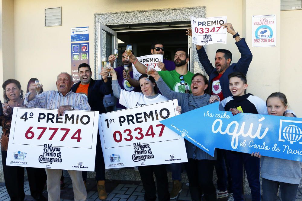 La administración de Los Prados ha repartido dos premios, El Gordo y un quinto