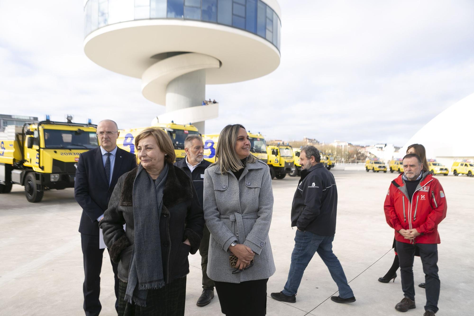 Así son los nuevos camiones de bomberos de Asturias