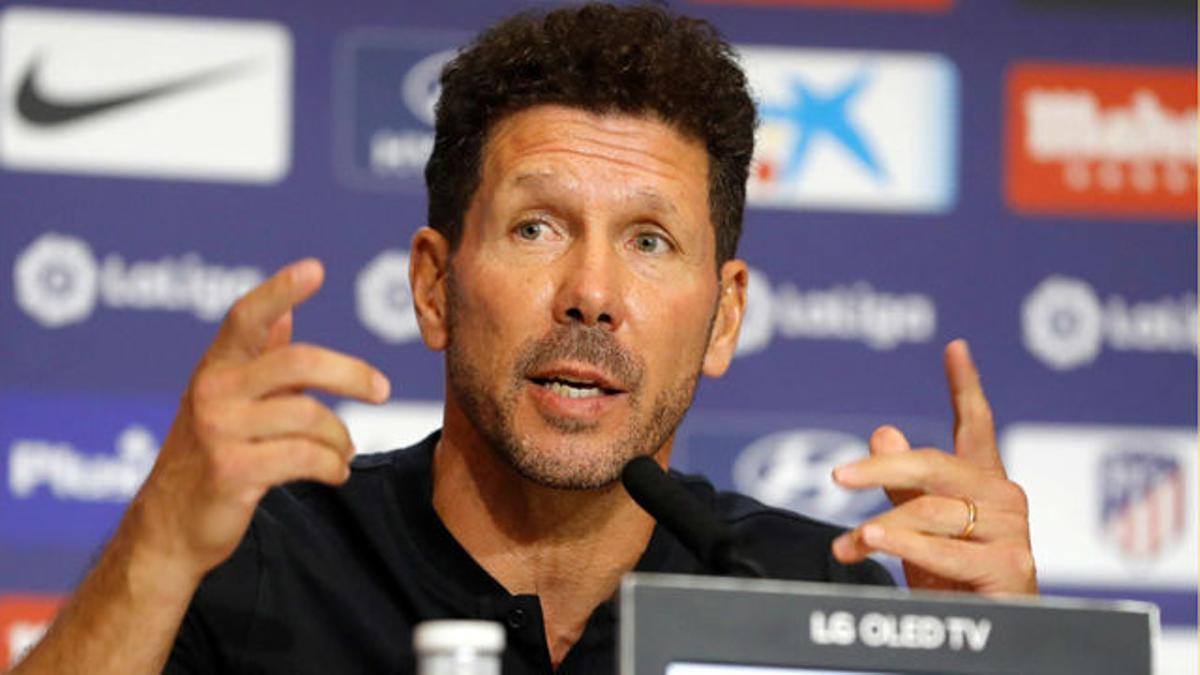 Simeone prefiere no involucrarse en la polémica por Griezmann: "Estoy pensando en el partido del Celta"