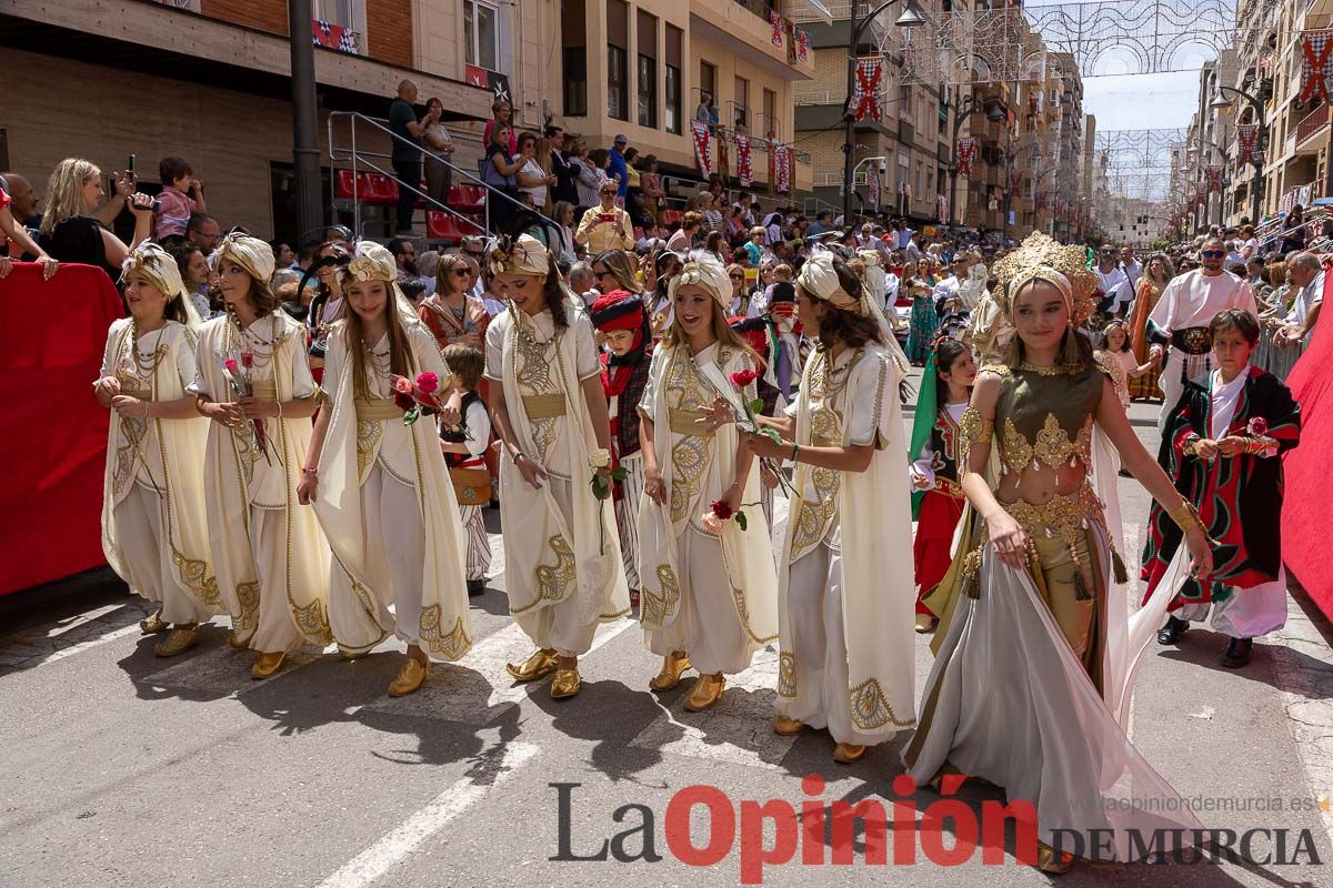 Desfile infantil del Bando Moro en las Fiestas de Caravaca