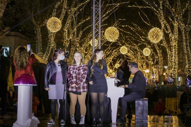 Las imágenes del encendido de las luces de Navidad en Palma