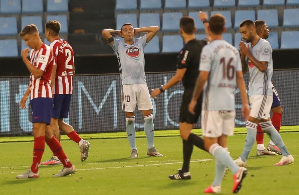 Las imágenes del Celta - Atlético