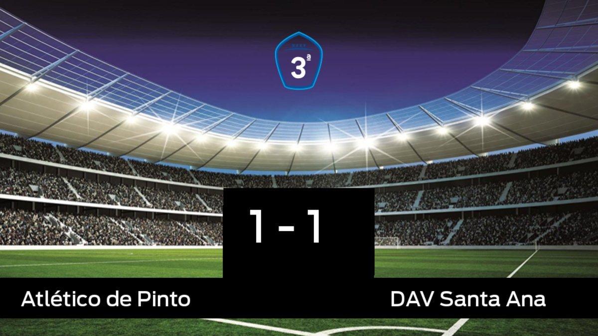 Empate entre Atlético de Pinto y Santa Ana