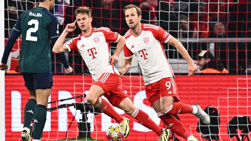 El Bayern de Munich elimina al Arsenal y se planta en semifinales de la Champions
