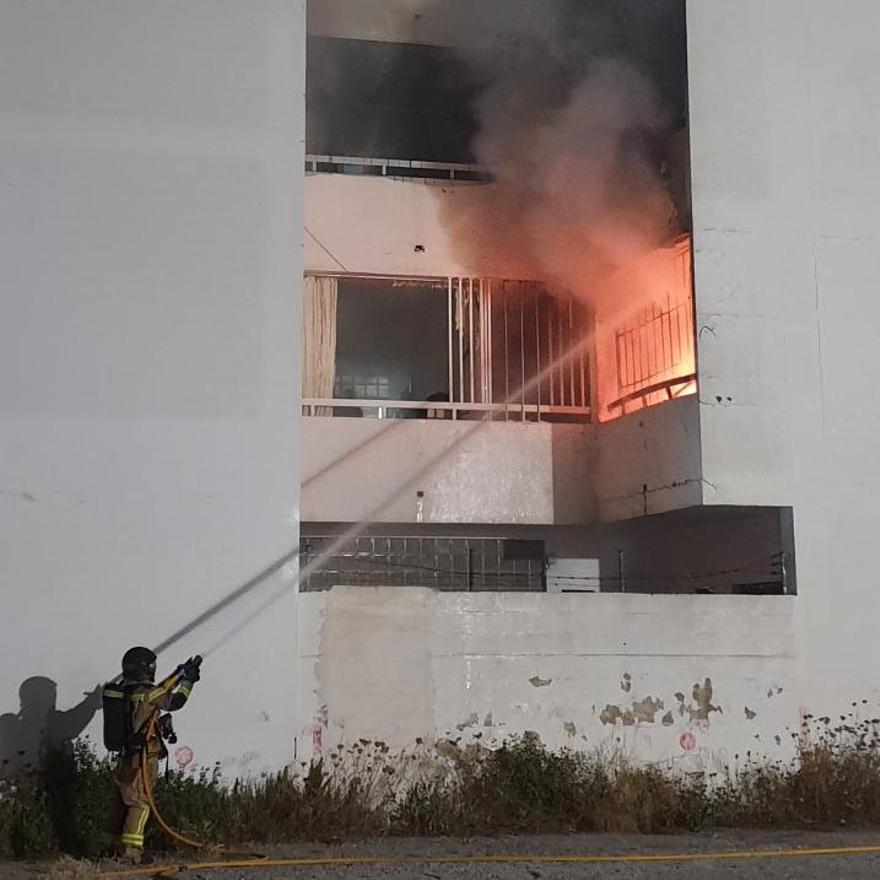 Incendio en un piso de Sant Antoni