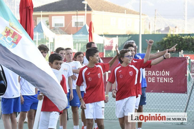 Inauguración del Campeonato Nacional de Tenis Alevín en el Club Cordillera