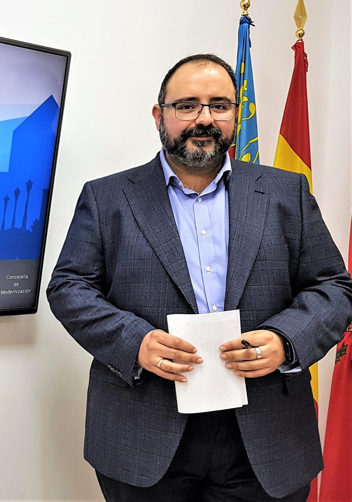 Jesús Sellés, concejal de Modernización de Elda y diputado autonómico del PSPV-PSOE.