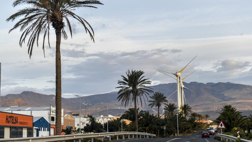 El tiempo en el Cruce de Arinaga por la borrasca Óscar