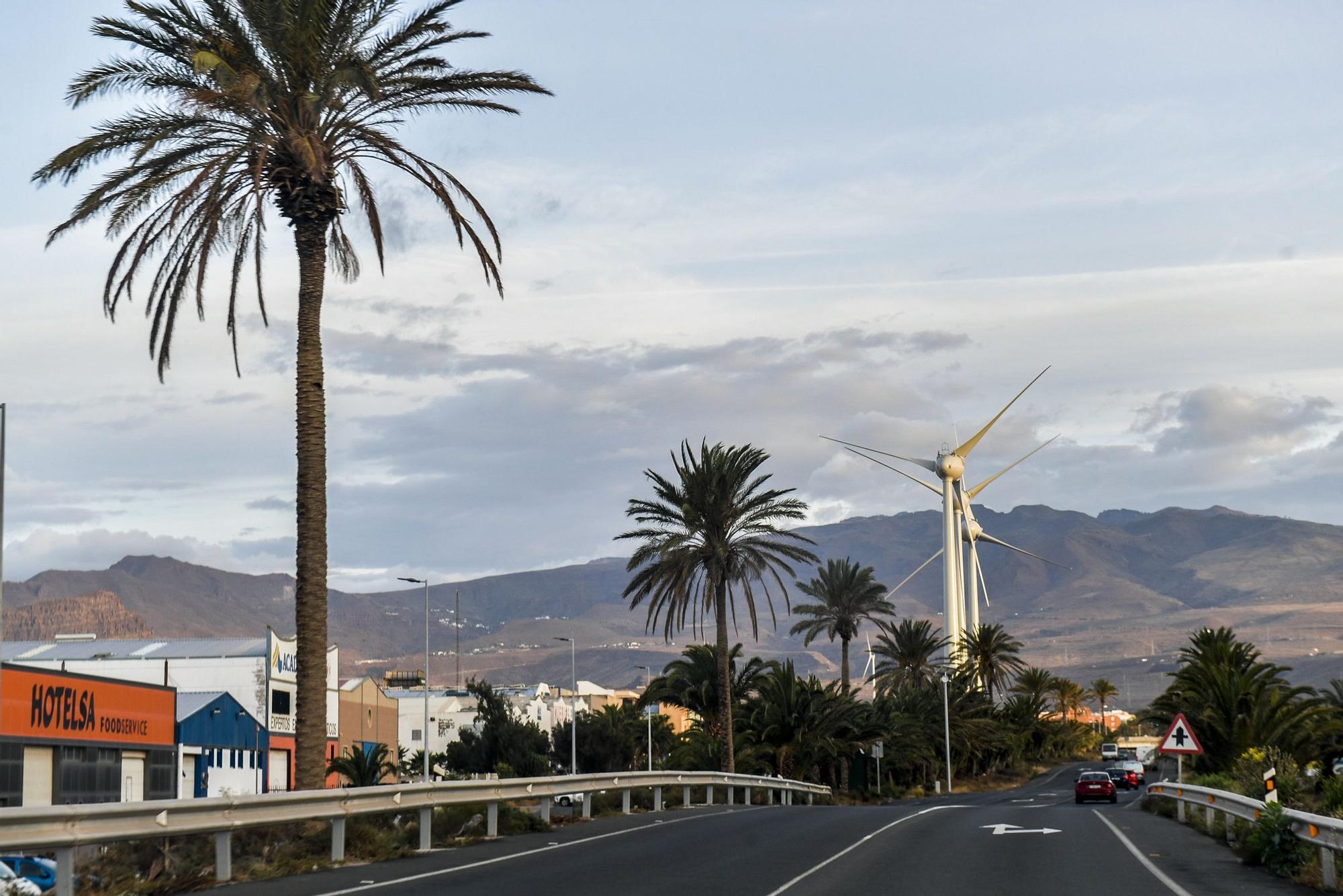 El tiempo en el Cruce de Arinaga por la borrasca Óscar