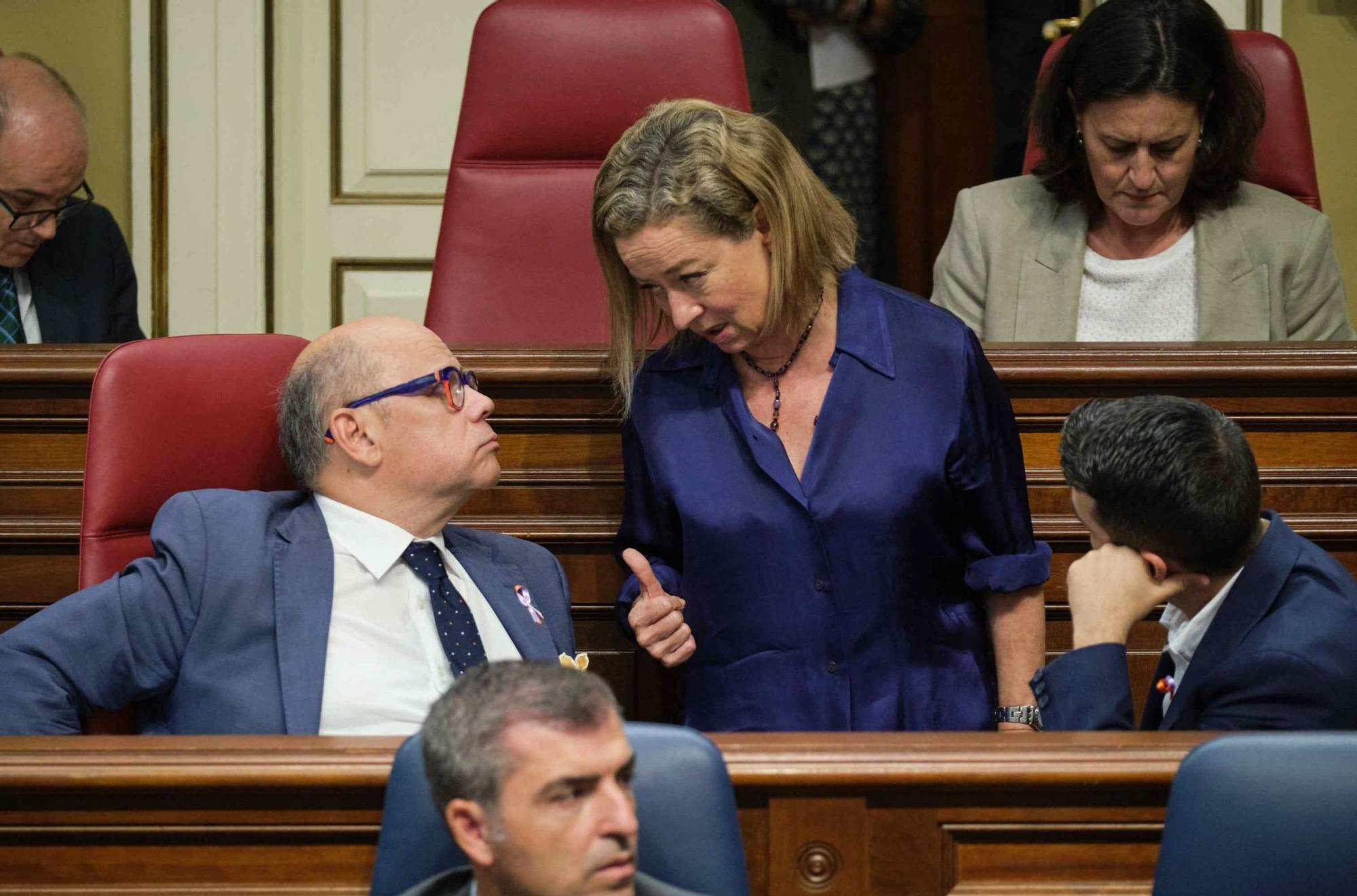 Sesión plenaria del Parlamento de Canarias.