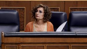 Montero crida a «intensificar el diàleg» amb Junts després de la seva amenaça sense al·ludir a una reunió de Sánchez amb Puigdemont