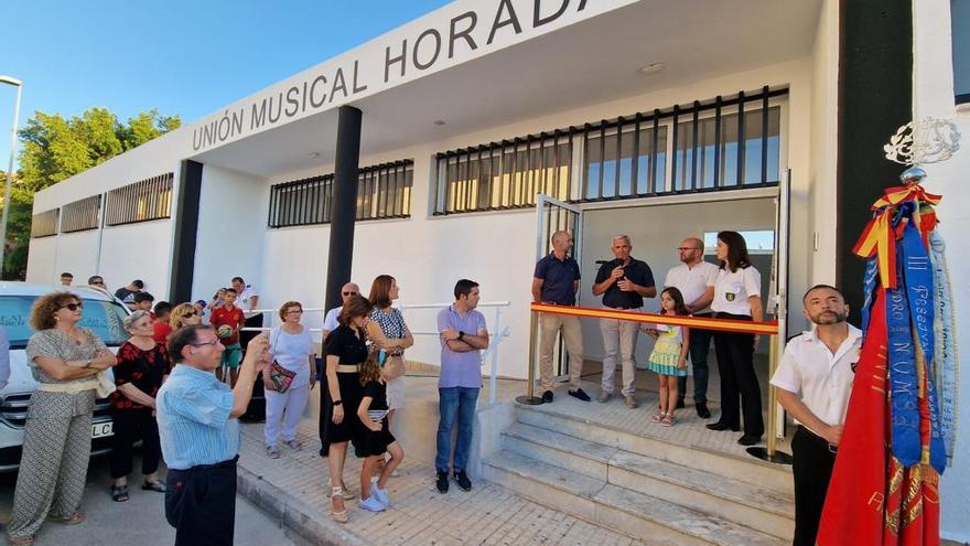 Inauguración de la nueva sede de la Unión Musical Horadada