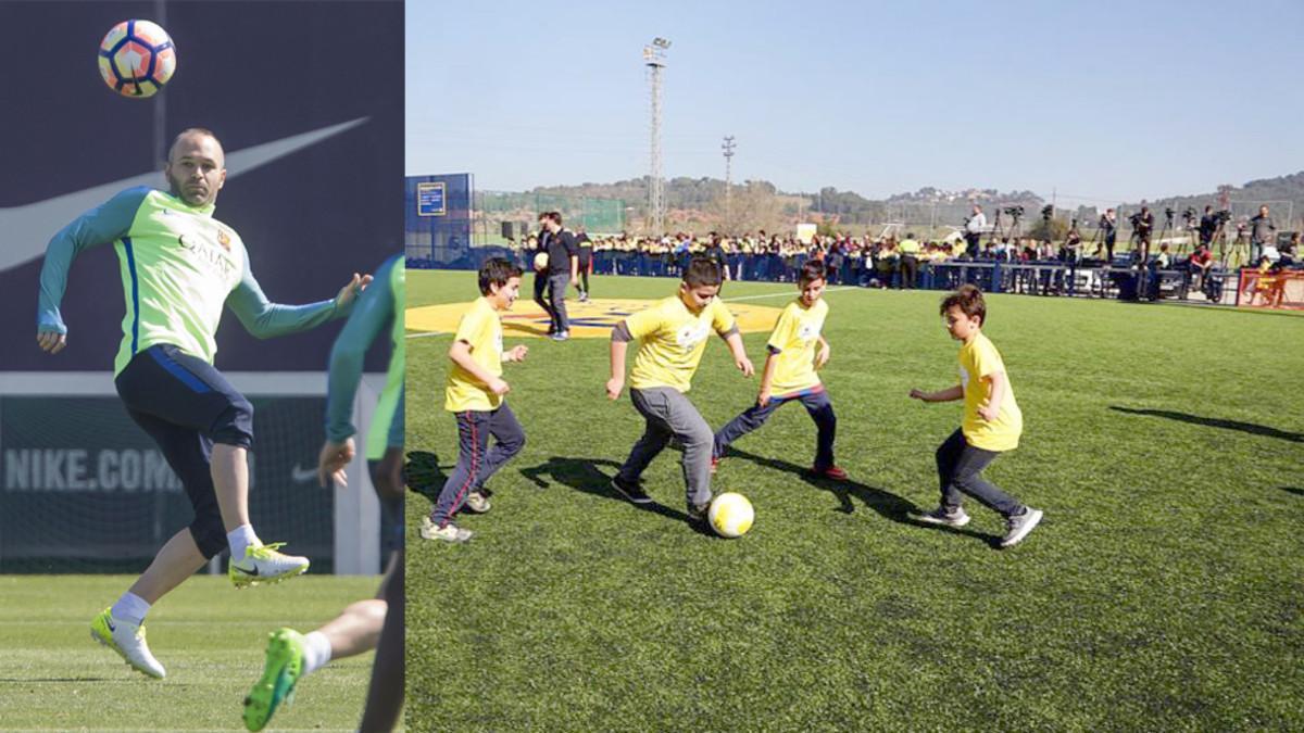 Andrés Iniesta inaugurará su Cruyff Court en Fuentealbilla este próximo lunes