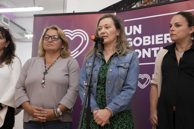 Noche electoral en Unidas Podemos