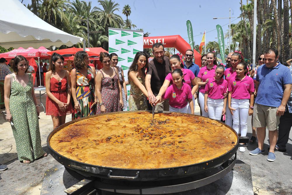 Arroz con costra gigante en Elche