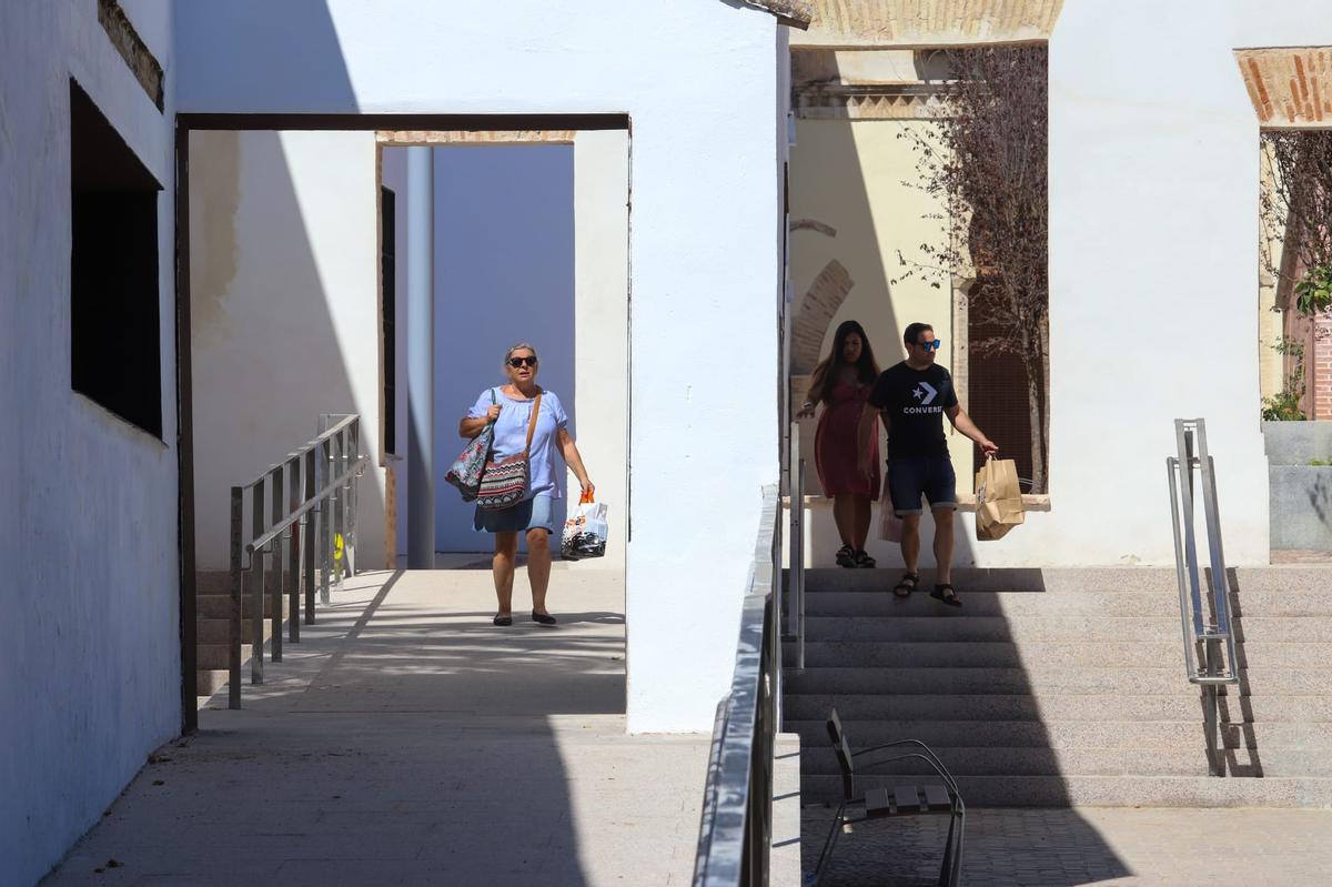 Accesos al callejón de Orive desde los jardines.