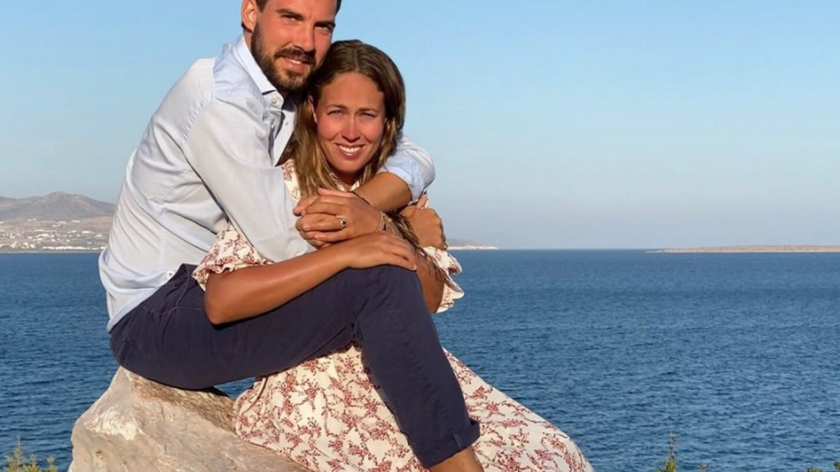 Nina Flohr y Felipe de Grecia el pasado verano