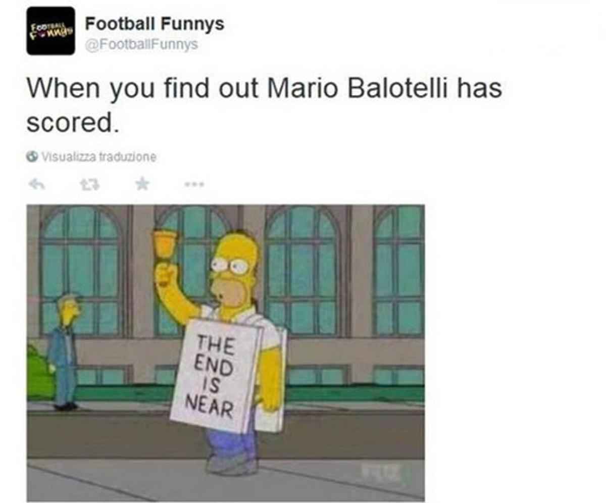 Los 'memes' del primer gol de Balotelli