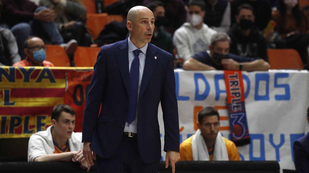 Joan Peñarroya, entrenador del Valencia Basket