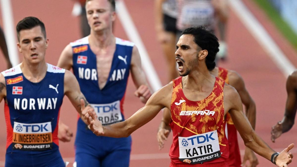 Katir sacó la rabia tras ganar su semifinal de 5.000