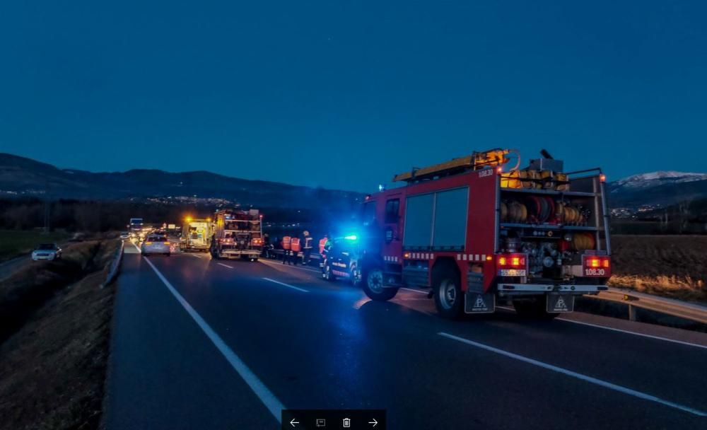 Accident de trànsit a Fontanals de Cerdanya