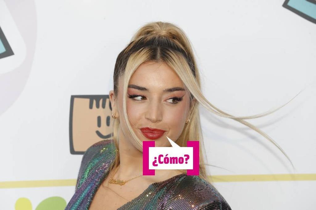 Lola Indigo en el photocall de Los40 Principales Music Awards