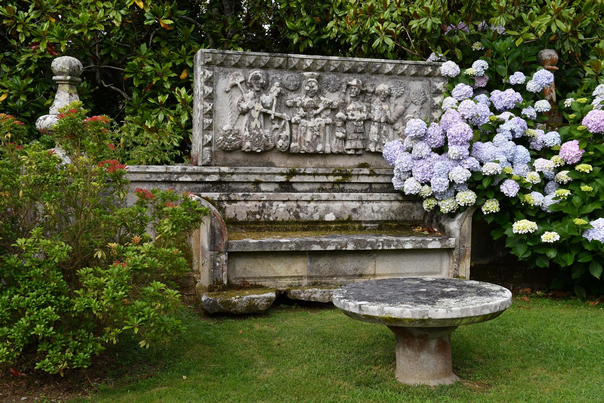 Acto oficial de la apertura de las jardines del pazo de Meirás