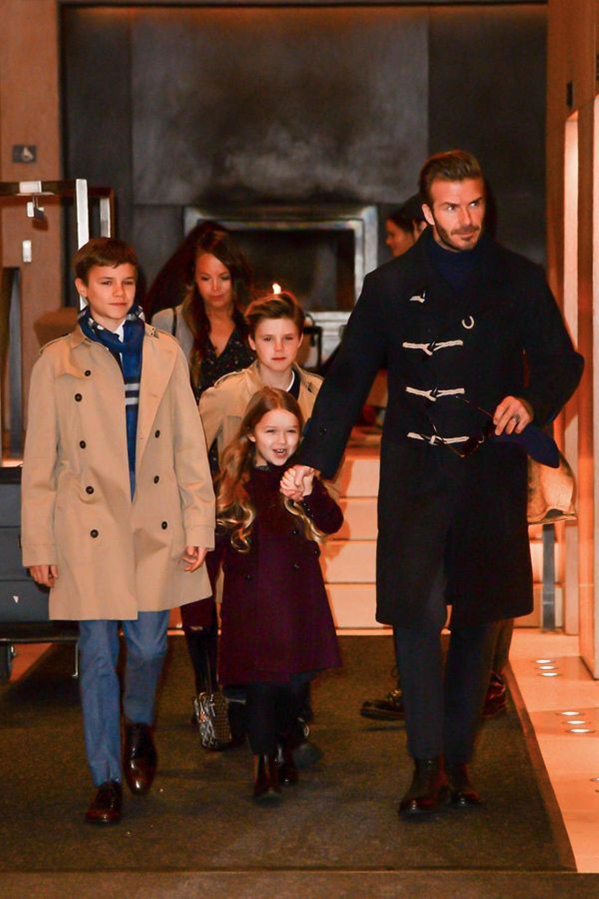 Victoria Beckham en la NYFW: la familia al completo