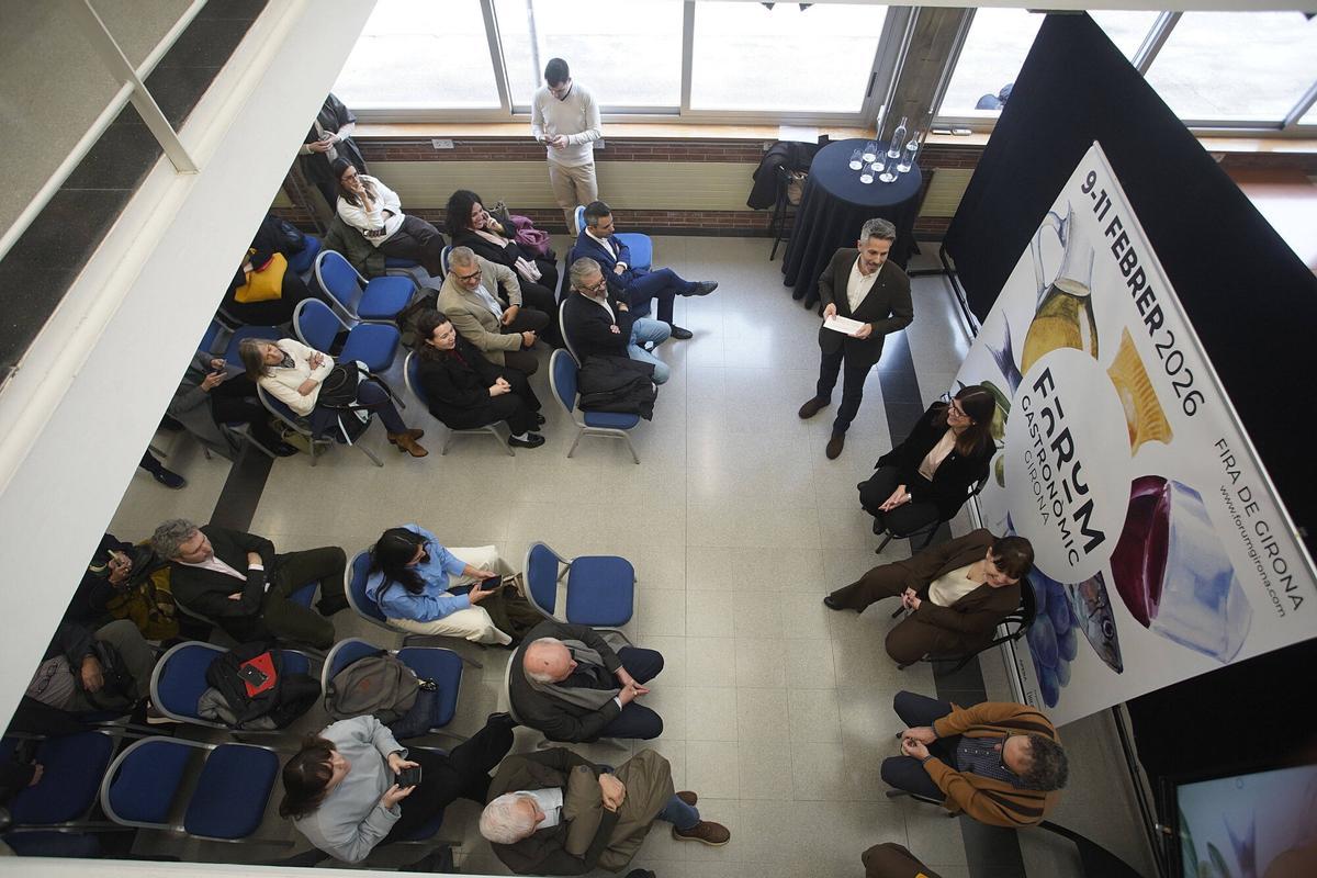 Girona. Escola d'Hostaleria presentació del Fòrum Gastronòmic protagonista l'escudella