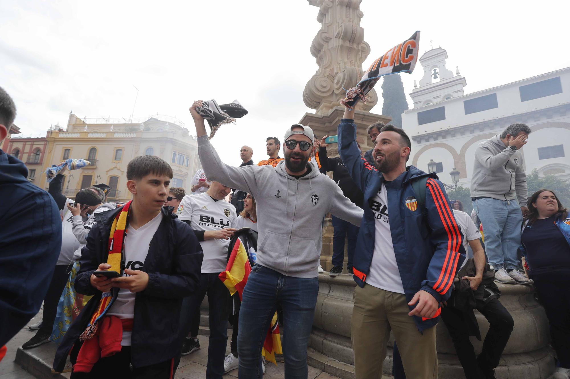 El valencianismo toma Sevilla: así está la ciudad