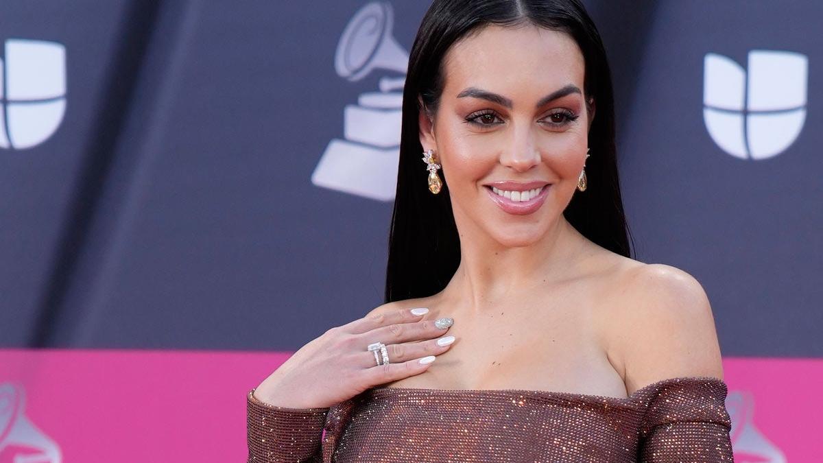 Georgina Rodríguez posa en los Grammy Latinos