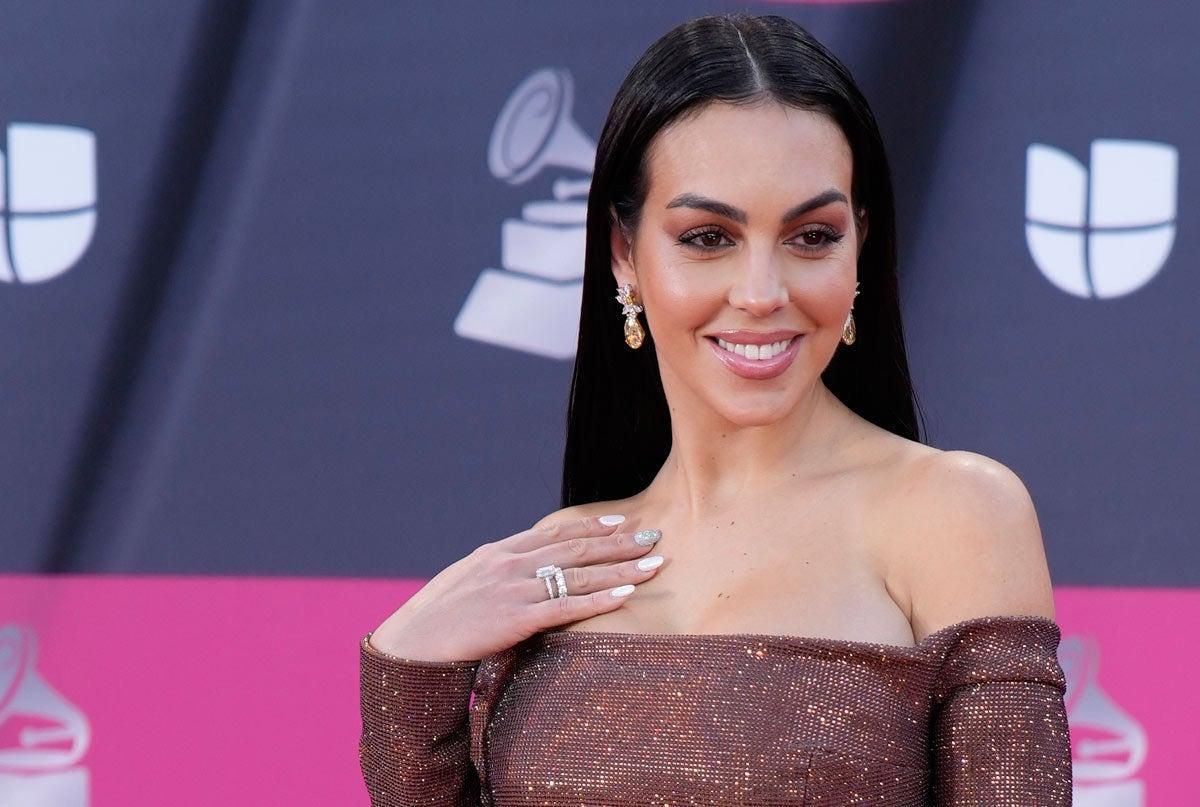 Georgina Rodríguez posa en los Grammy Latinos