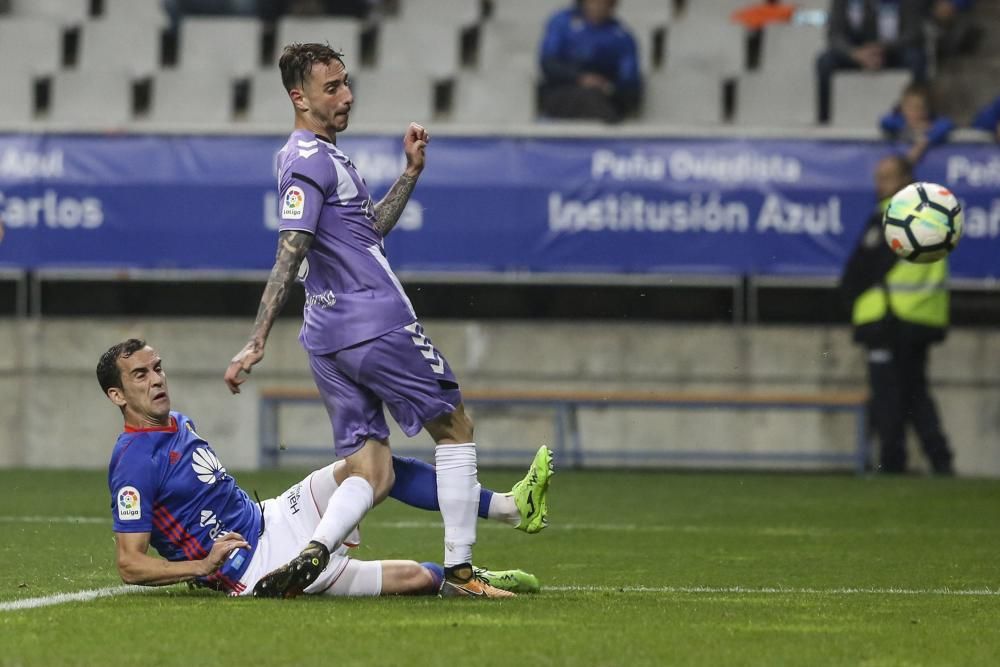 El partido entre el Real Oviedo y el Real Valladolid, en imágenes