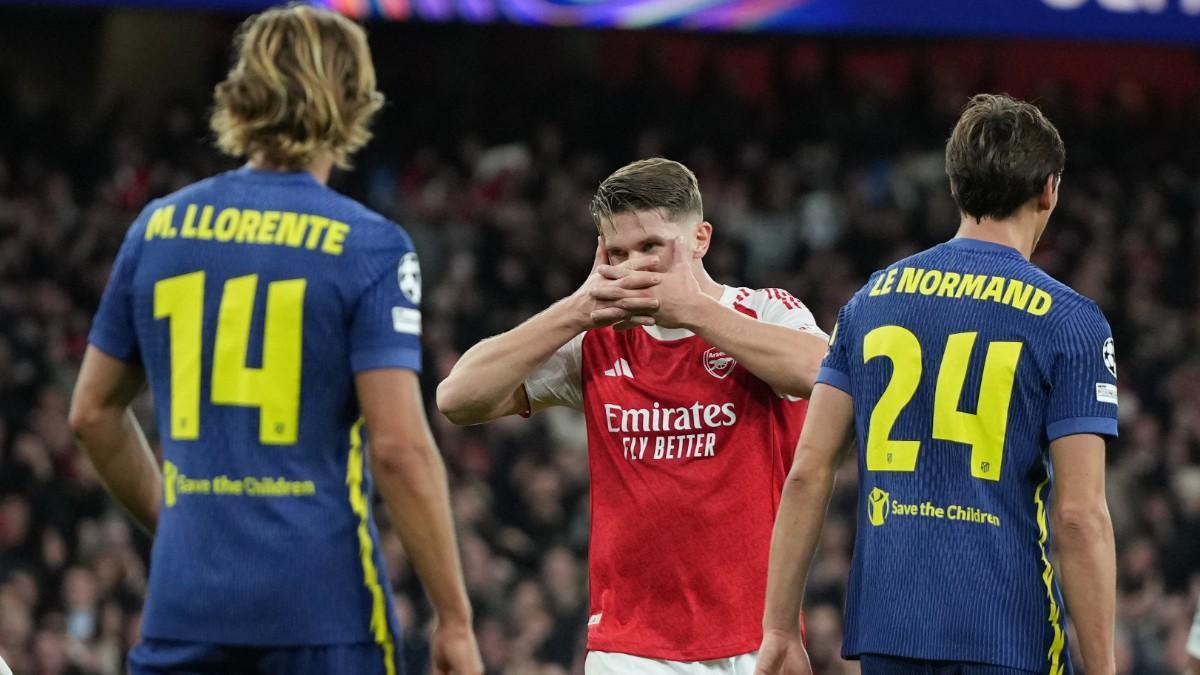El Arsenal goleó al Atlético con un Gyökeres inspirado