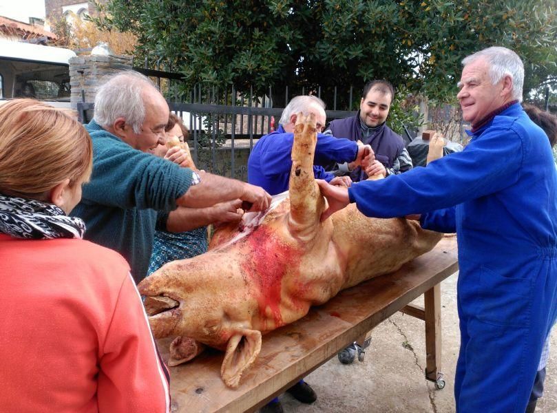 Matanza tradicional en Aliste