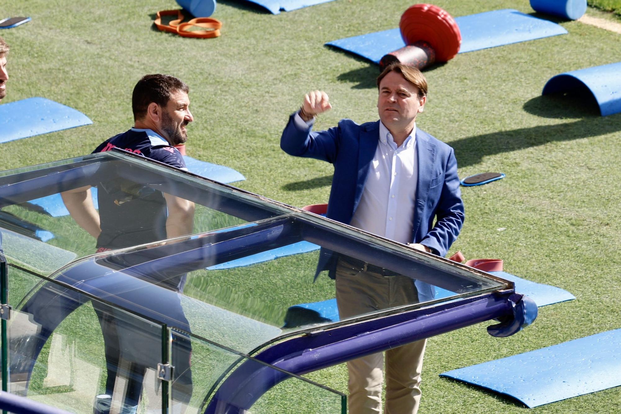 Última sesión de entrenamiento para el Levante antes de enfrentarse al Amorebieta