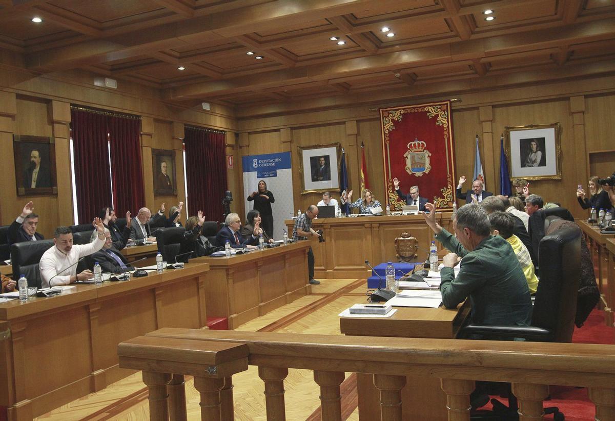 Consenso en un momento de la sesión plenaria provincial