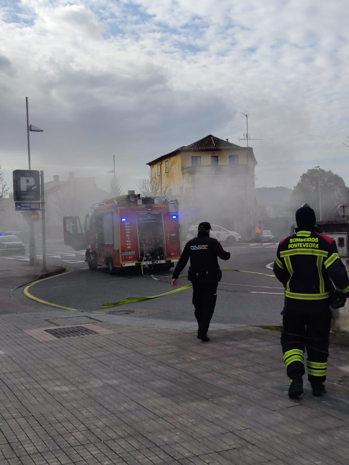 Agentes en la zona