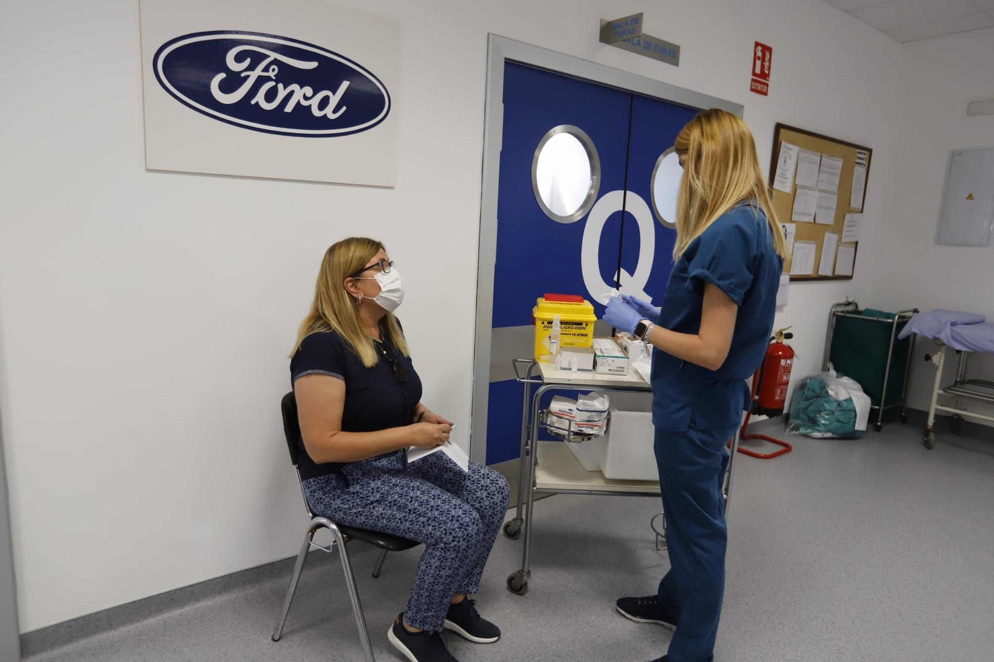 Empieza la vacunación en Ford Almussafes